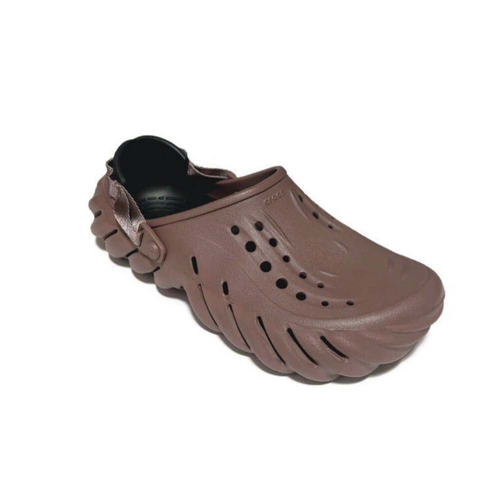 Crocs Echo Clog Sandals Mens Size 11 Womens Size 13 Truffle Brown Slip On Shoes